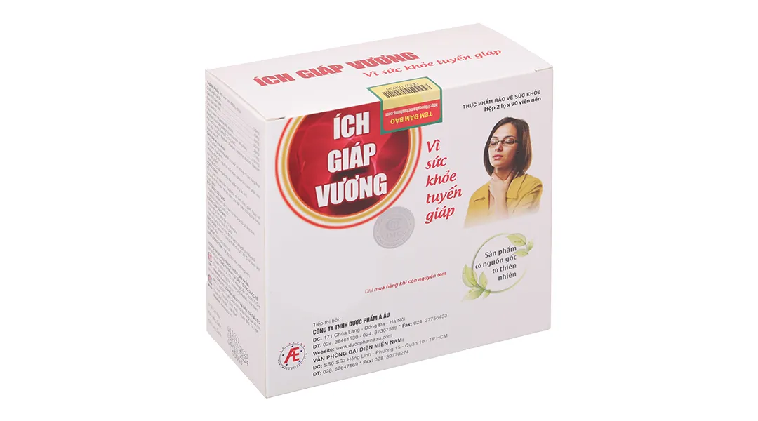 Thực phẩm bảo vệ sức khỏe Ích Giáp Vương (180 viên) 12