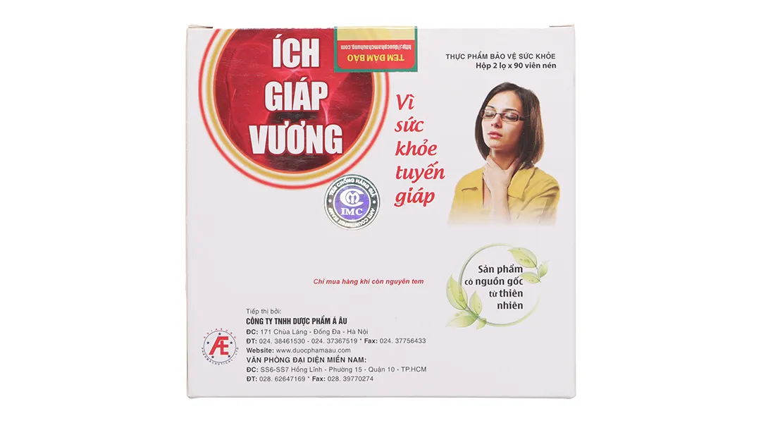 Thực phẩm bảo vệ sức khỏe Ích Giáp Vương (180 viên) 13