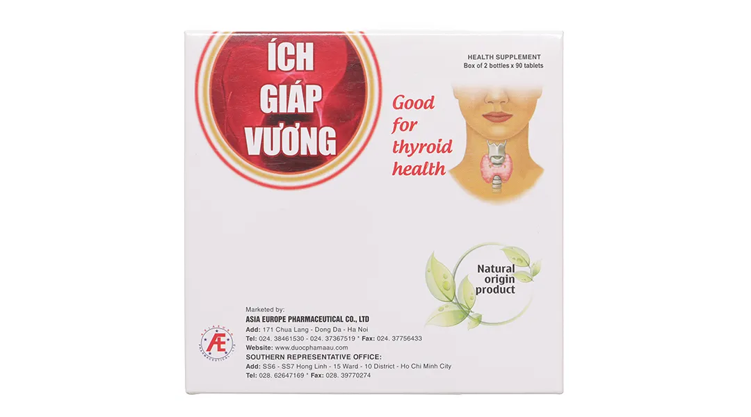 Thực phẩm bảo vệ sức khỏe Ích Giáp Vương (180 viên) 14