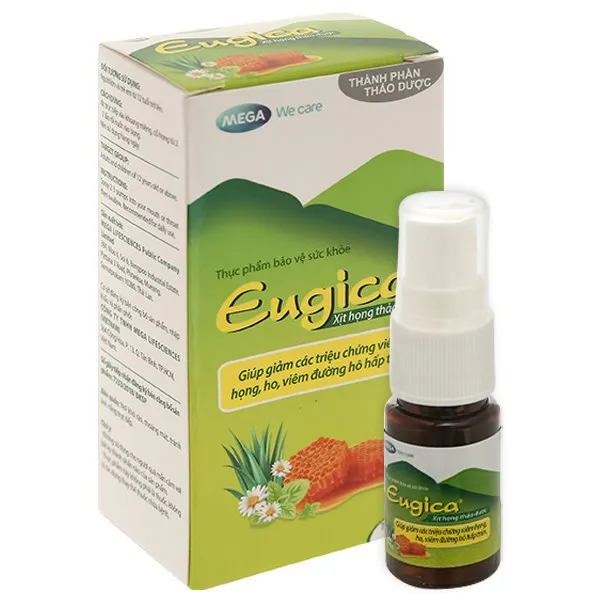 Thực phẩm bảo vệ sức khoẻ: Eugica Mouth Spray