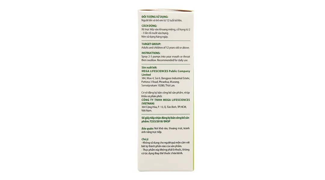 Thực phẩm bảo vệ sức khoẻ: Eugica Mouth Spray 5