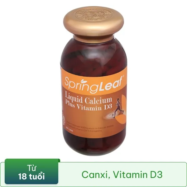 Thực phẩm bảo vệ sức khoẻ: Liquid Calcium Plus Vitamin D3
