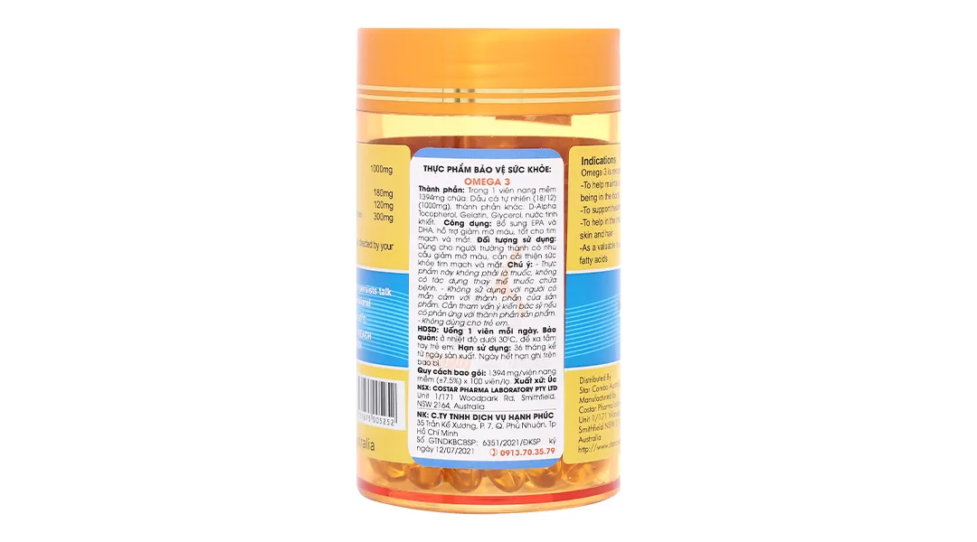 Thực phẩm bảo vệ sức khoẻ: Omega 3 11