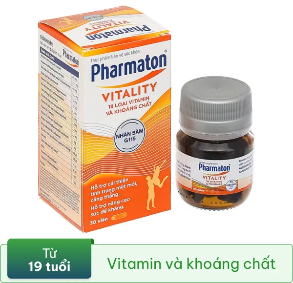 Thực phẩm bảo vệ sức khoẻ: Pharmaton Vitality
