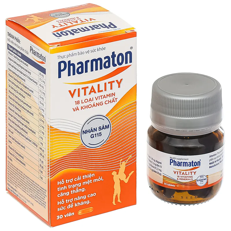 Thực phẩm bảo vệ sức khoẻ: Pharmaton Vitality 2