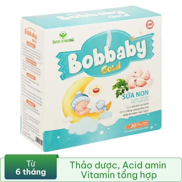 Thực phẩm bảo vệ sức khoẻ: Siro ăn ngon ngủ ngon Bobbaby gold