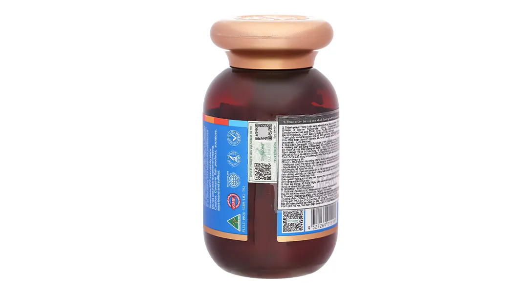 Thực phẩm bảo vệ sức khoẻ: Springleaf Kids Genius Fish Oil 750mg 8