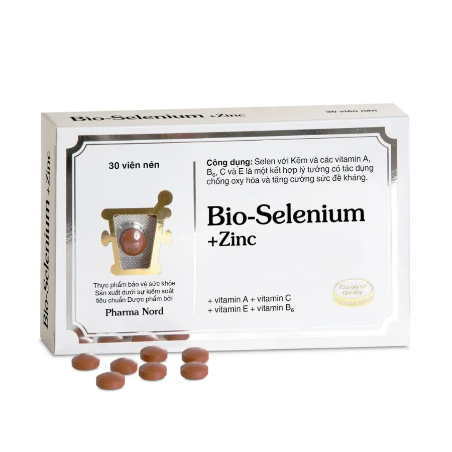 Thực phẩm bảo vệ sức khoẻ Bio-Selenium + Zinc chống oxy hóa và tăng cường sức đề kháng (Hộp 30 viên)