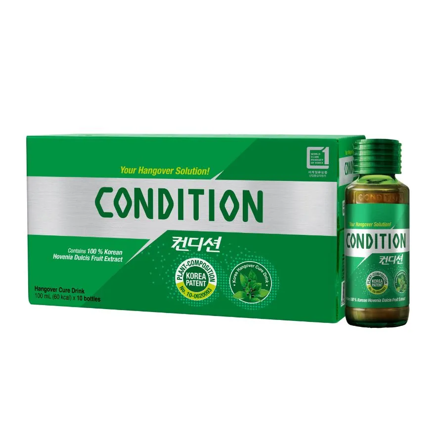 Thực phẩm bảo vệ sức khoẻ Condition hỗ trợ giải độc gan, giải rượu (100ml)