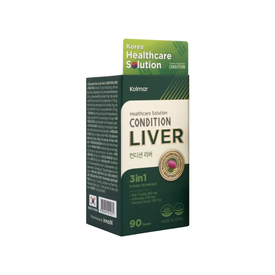 Thực phẩm bảo vệ sức khoẻ Condition Liver bổ gan, thanh nhiệt - Hộp 90 viên 3