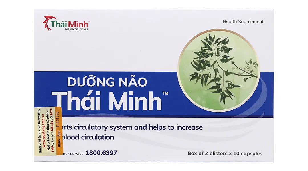 Thực phẩm bảo vệ sức khoẻ Dưỡng Não Thái Minh 5
