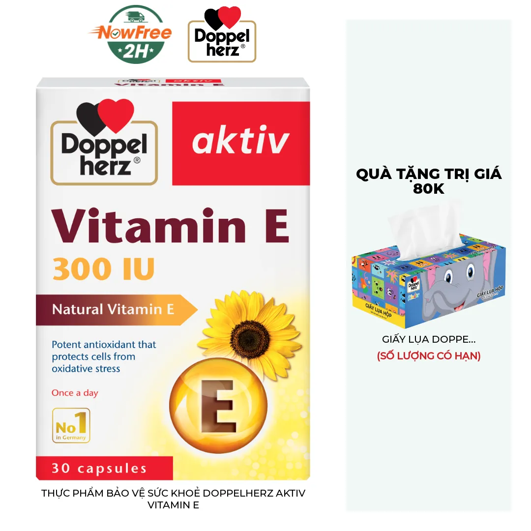Thực Phẩm Bảo Vệ Sức Khoẻ Doppelherz Aktiv Vitamin E 