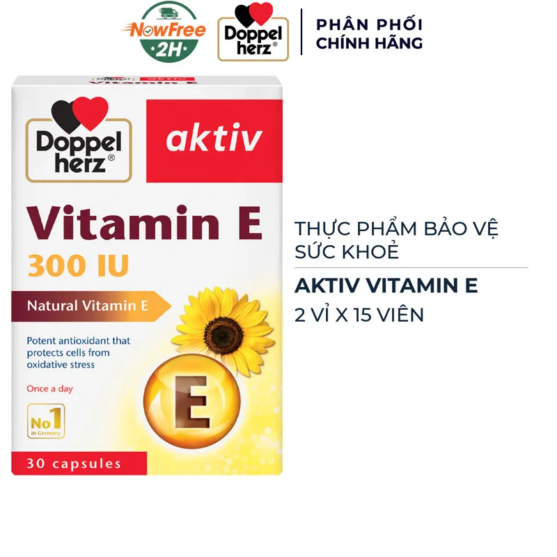 Thực Phẩm Bảo Vệ Sức Khoẻ Doppelherz Aktiv Vitamin E  2