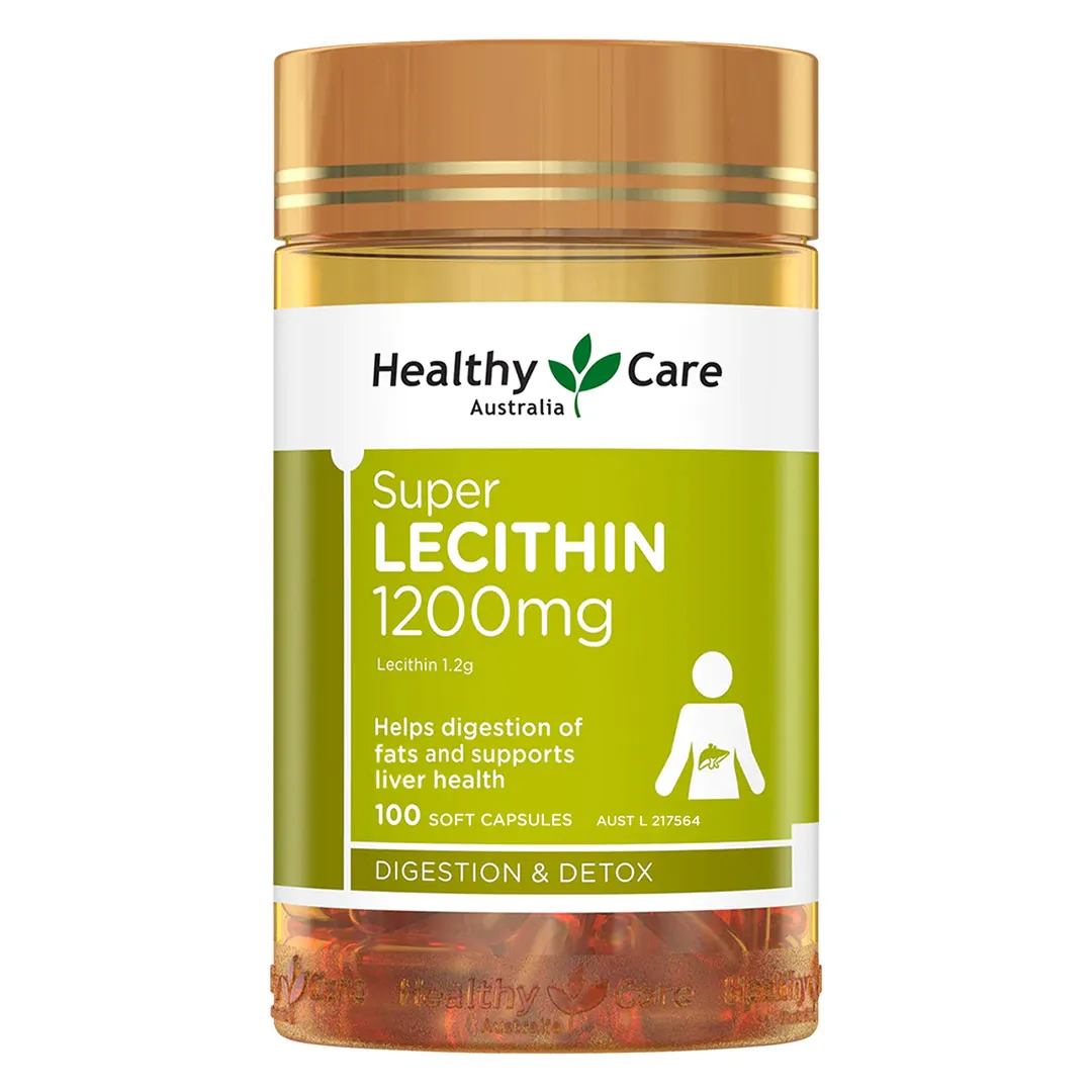 Thực Phẩm Bảo Vệ Sức Khoẻ Healthy Care Super Lecithin 1200mg Capsules 3