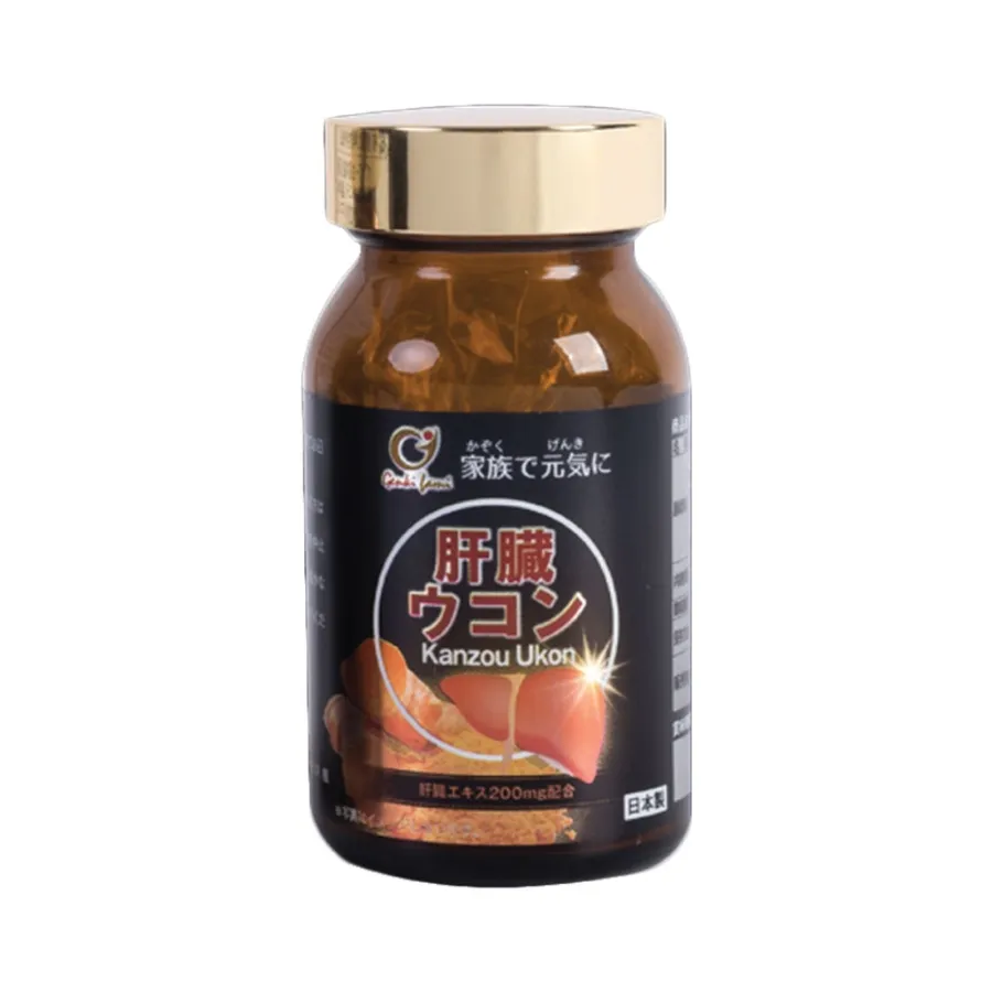 Thực phẩm bảo vệ sức khoẻ Kanzou Ukon hỗ trợ bảo vệ gan - Hộp 90 viên 2