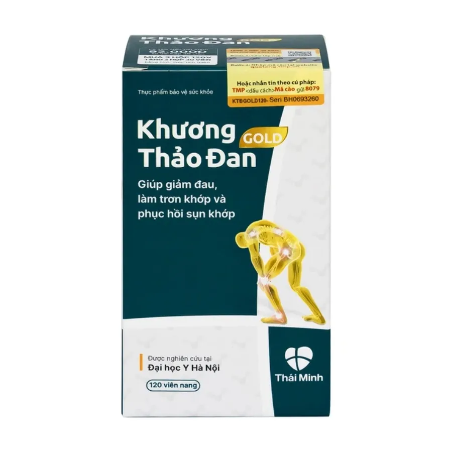 Viên uống Khương Thảo Đan Gold (Hộp 30 viên) giúp phục hồi sụn khớp 8