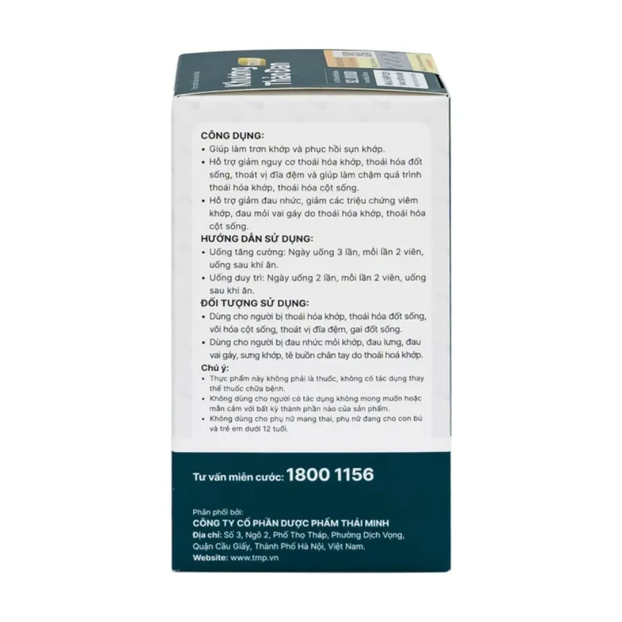 Viên uống Khương Thảo Đan Gold (Hộp 30 viên) giúp phục hồi sụn khớp 11