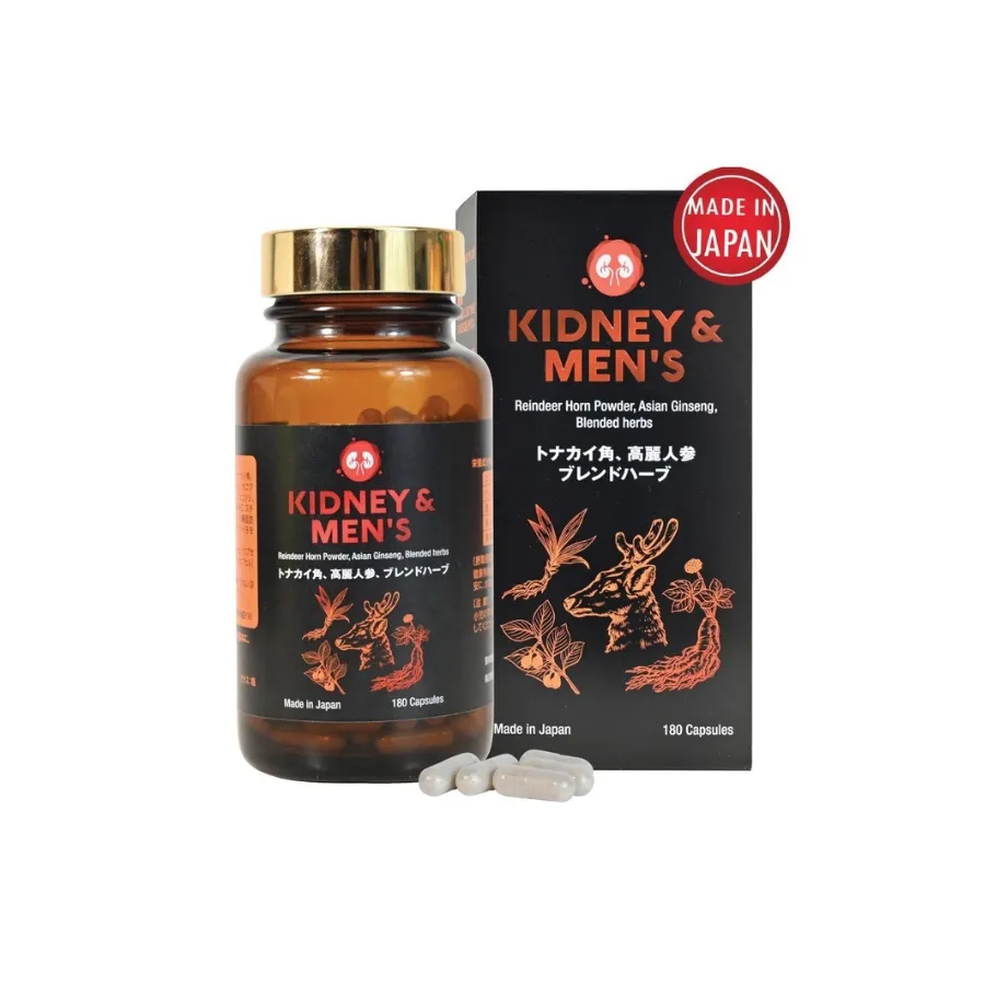Thực phẩm bảo vệ sức khoẻ Kidney Men's tăng cường sinh lý nam giới - Hộp 180 viên