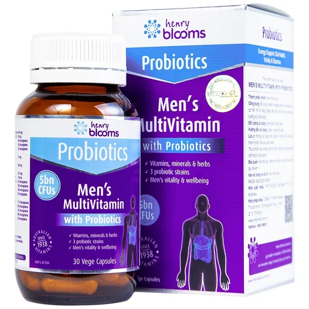 Thực phẩm bảo vệ sức khoẻ Men's Multivitamin with probiotics (30 viên)