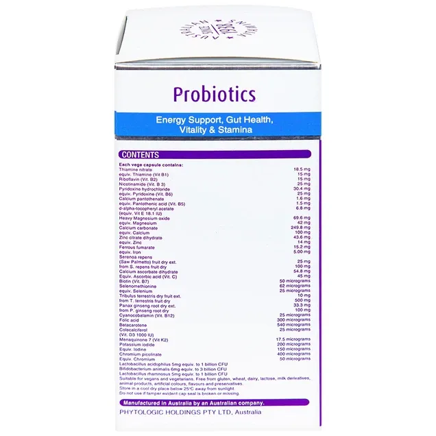 Thực phẩm bảo vệ sức khoẻ Men's Multivitamin with probiotics (30 viên) 5