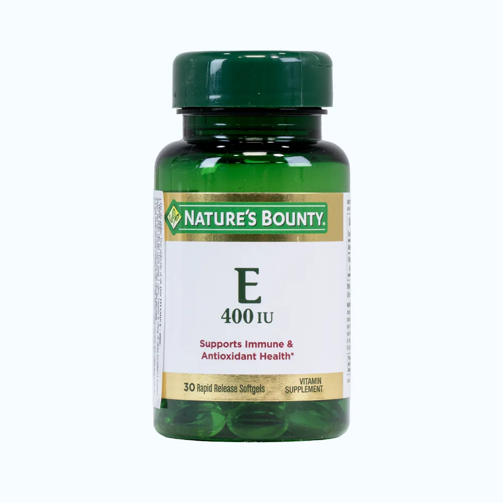 Thực phẩm bảo vệ sức khoẻ Nature's Bounty Vitamin E - 400 IU (Chai 30 viên nang mềm) 6