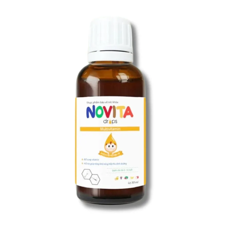 Thực phẩm bảo vệ sức khoẻ Novita bổ sung vitamin cho trẻ nhỏ (30ml) 2