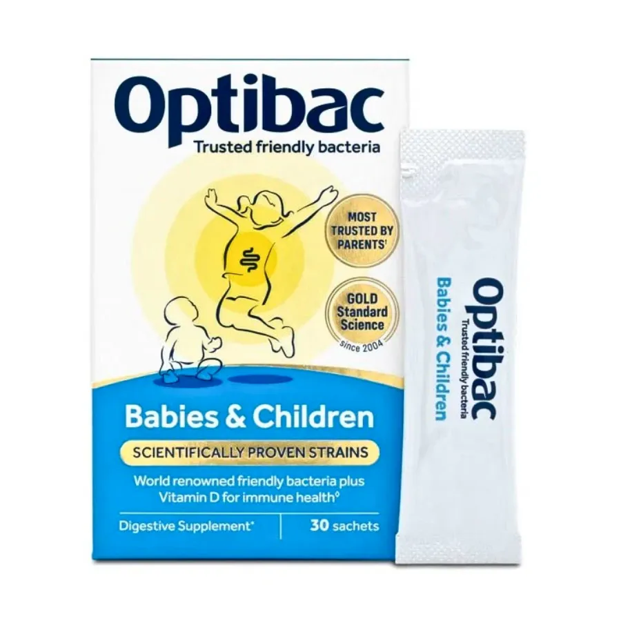 Thực phẩm bảo vệ sức khoẻ Optibac Babies & Children (Hộp 30 gói)