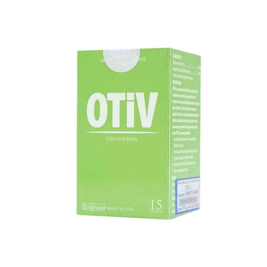 Thực Phẩm Bảo Vệ Sức Khoẻ OTIV Hỗ Trợ Cải Thiện Đau Đầu, Mất Ngủ - Hộp 15 viên 2