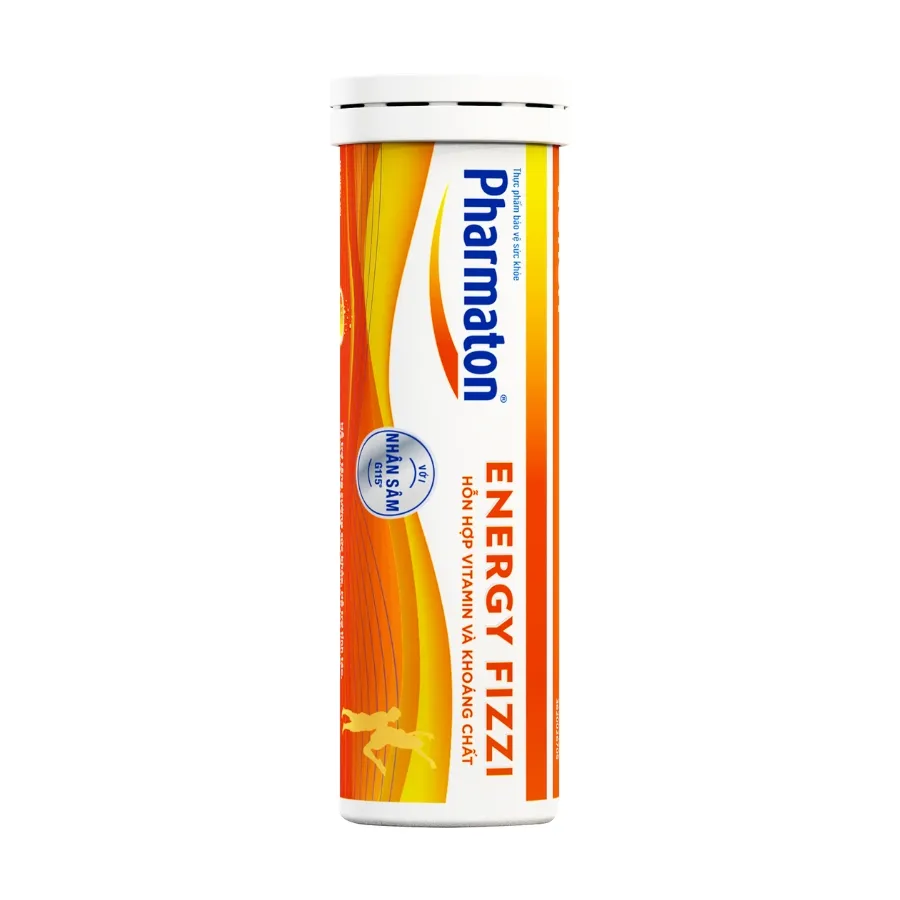 Thực phẩm bảo vệ sức khoẻ Pharmaton Energy Fizzi bổ sung vitamin và khoáng chất (Tuýp 10 viên) 2