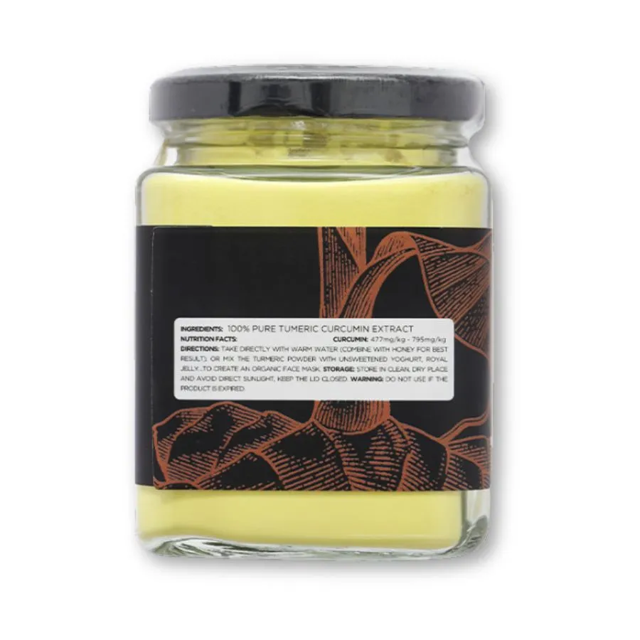 Thực phẩm bảo vệ sức khoẻ Tinh nghệ Curcumin Honey Land hỗ trợ bảo vệ gan, cải thiện làn da, hỗ trợ tiêu hoá (Lọ 100g) 2