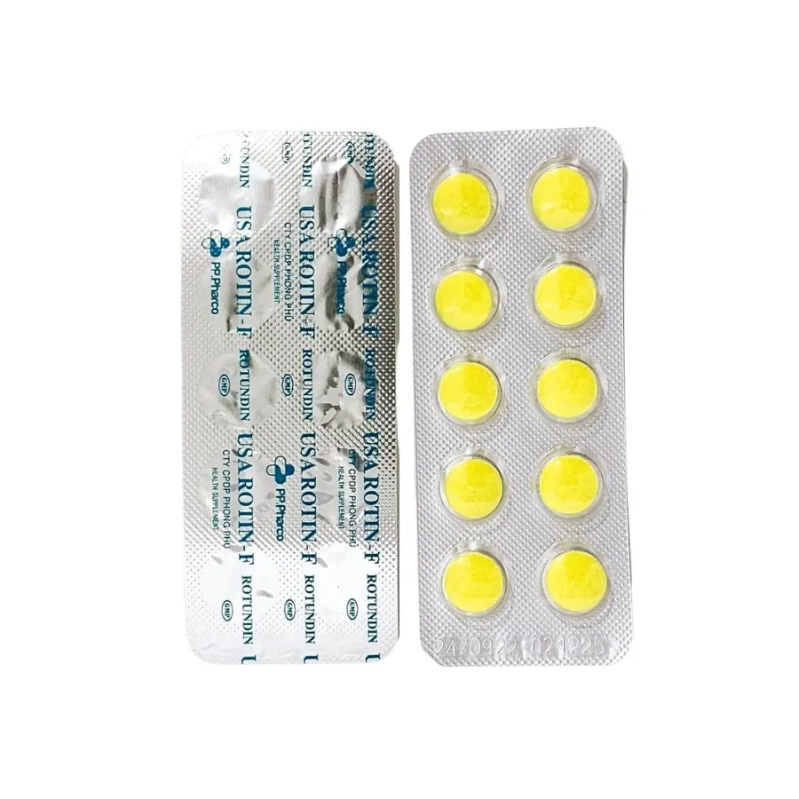 Thực phẩm bảo vệ sức khoẻ USA ROTIN-F hỗ trợ ngủ ngon (10 vỉ x 10 viên) 5