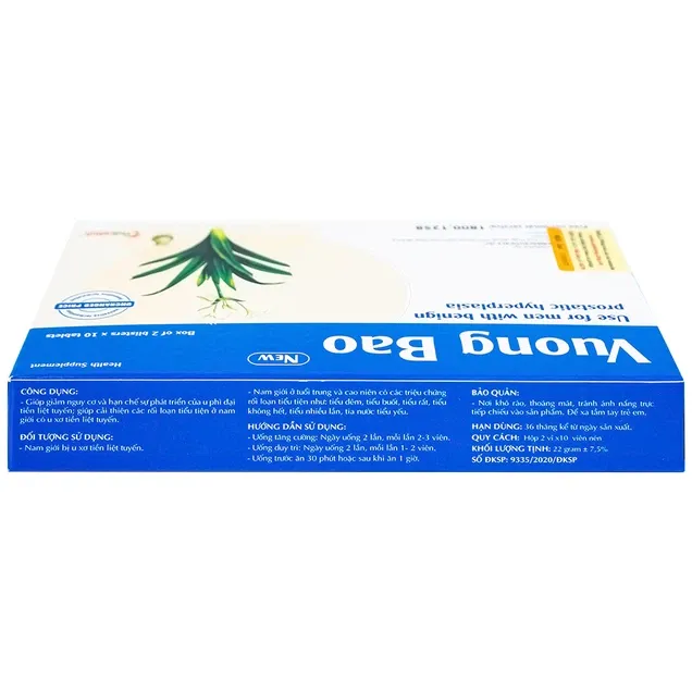 Thực phẩm bảo vệ sức khoẻ Vương Bảo (20 viên) 4