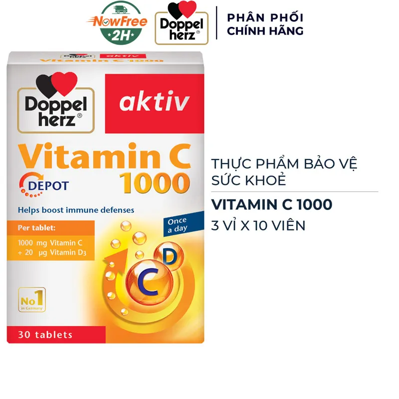 Thực Phẩm Bảo Vệ Sức Khoẻ Vitamin C 1000  2