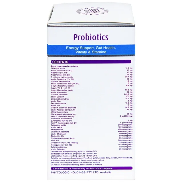 Thực phẩm bảo vệ sức khoẻ Women's Multivitamin With Probiotics Henry Blooms Hộp 30 viên 3