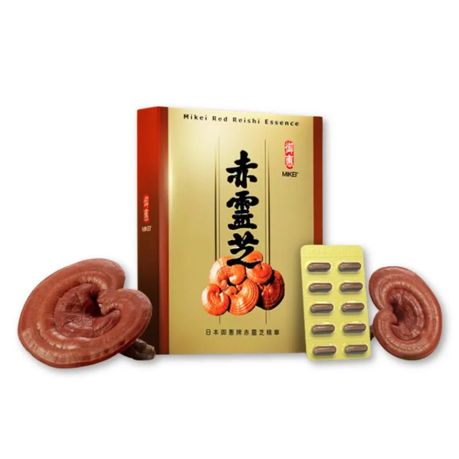 Thực phẩm bảo vệ sức khoẻ Xích Linh Chi Mikei hỗ trợ tăng cường miễn dịch và chức năng gan (Hộp 60 viên)