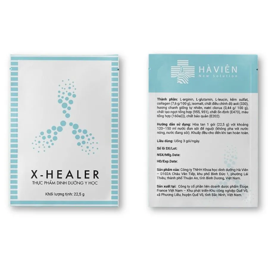 Thực phẩm dinh dưỡng X-Healer bổ sung acid amin và khoáng chất hỗ trợ lành vết thương (Hộp 21 gói) 2
