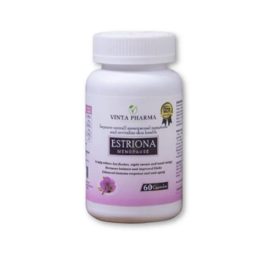 Thực phẩm hỗ trợ nữ giới Estriona Menopause hỗ trợ giảm triệu chứng tiền mãn kinh và mãn kinh (Hộp 20 viên) 2