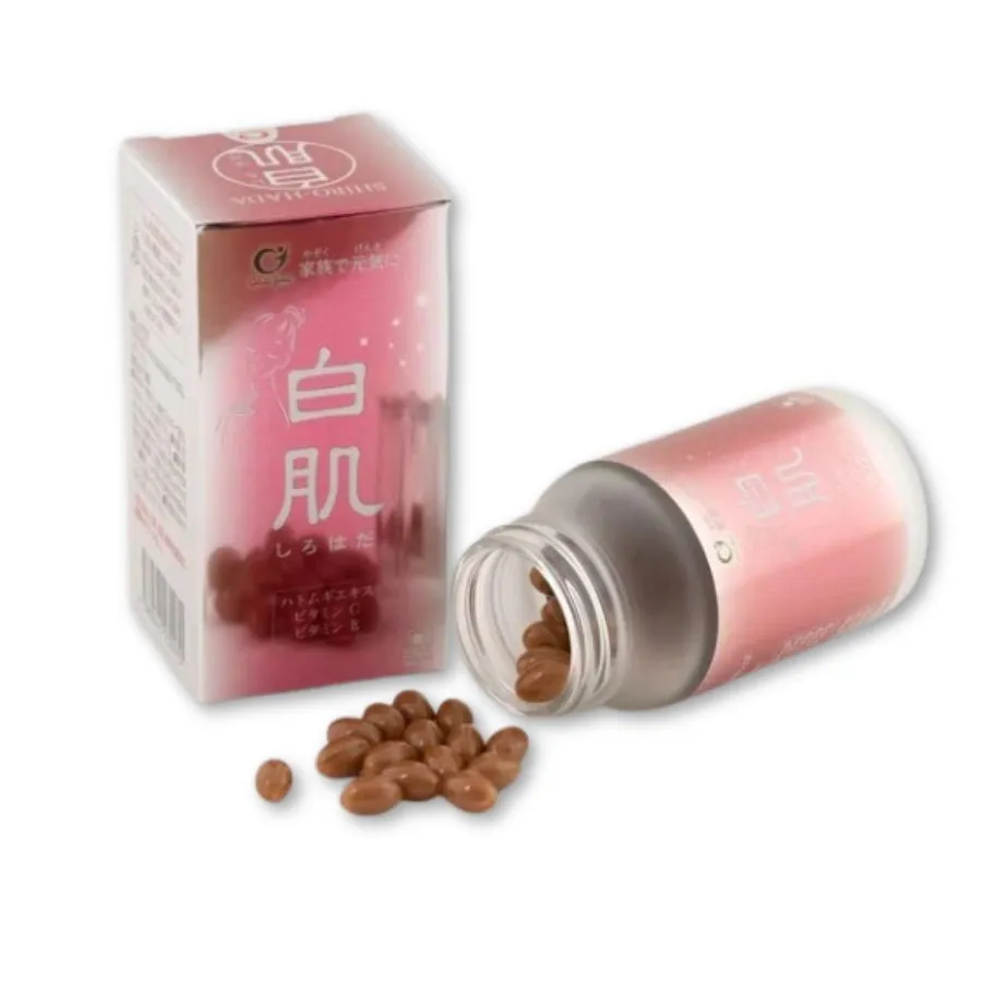 Thực phẩm làm đẹp Shiro Hada giúp dưỡng trắng, cấp ẩm và chống lão hoá da (Hộp 90 viên)