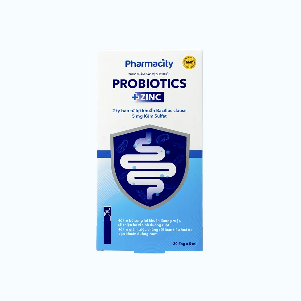 Thực phẩm Probiotics + Zinc bổ sung lợi khuẩn đường ruột (20 ống x 5ml) 3
