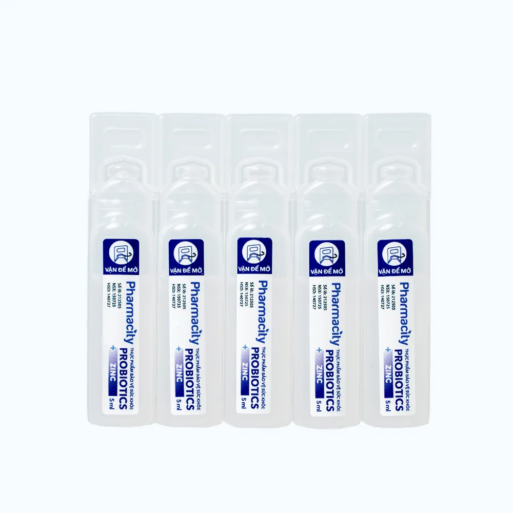 Thực phẩm Probiotics + Zinc bổ sung lợi khuẩn đường ruột (20 ống x 5ml) 5
