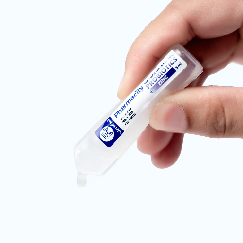 Thực phẩm Probiotics + Zinc bổ sung lợi khuẩn đường ruột (20 ống x 5ml) 8