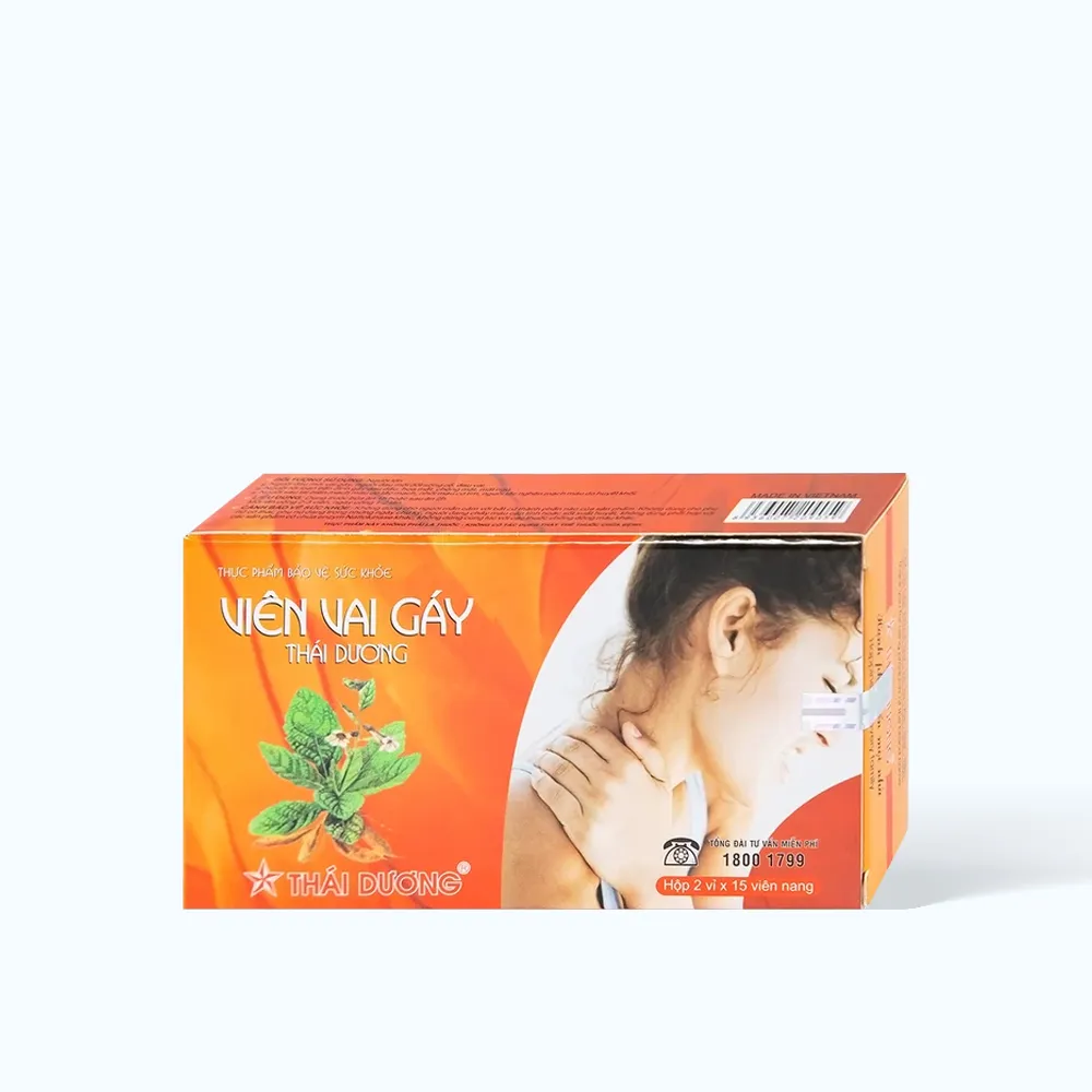 Thái Dương Viên vai gáy (2 vỉ x15 viên) giúp tăng lưu thông khí huyết 2