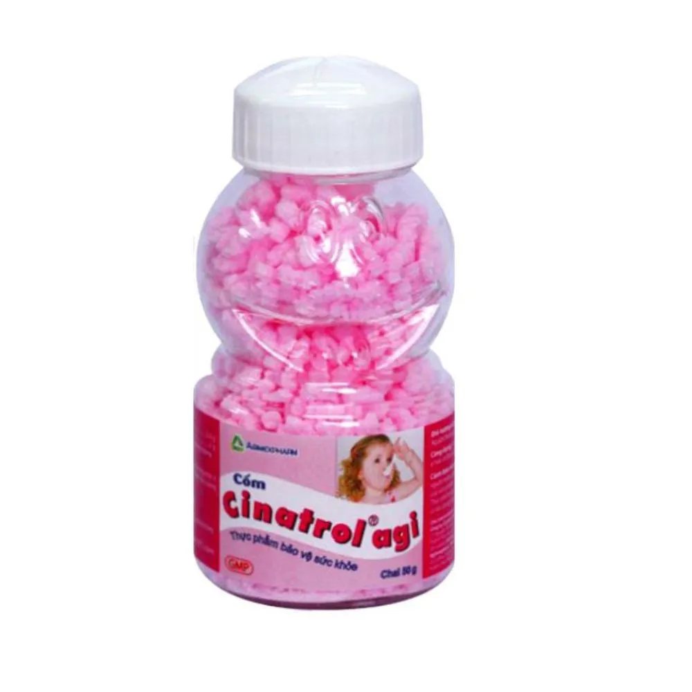 Thuốc cốm Cinatrol Agimexpharm hỗ trợ điều trị chứng khó tiêu, trẻ sơ sinh ọc sữa 50g (Cốm hồng) 2