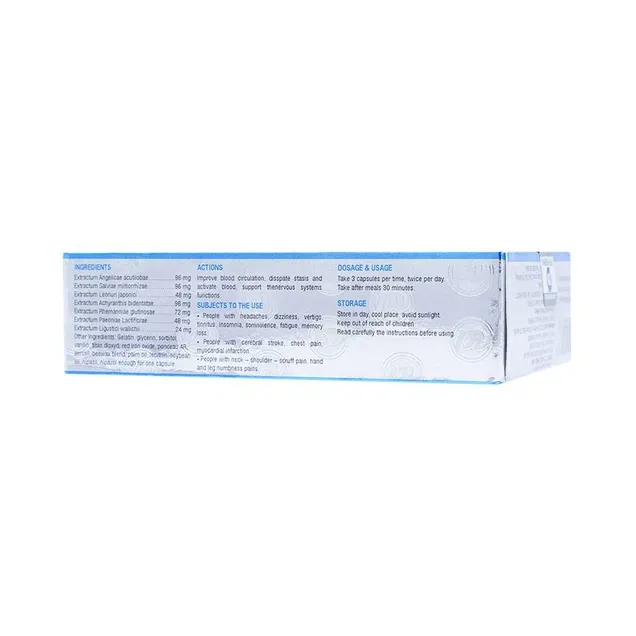 Thuốc Hoạt Huyết CM3 điều trị rối loạn tuần hoàn não do xơ vữa mạch máu ( 30 viên) 2