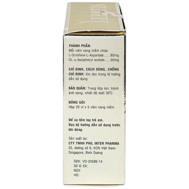 Thuốc Lepatis hỗ trợ điều trị rối loạn chức năng gan (Hộp 100 viên) 2