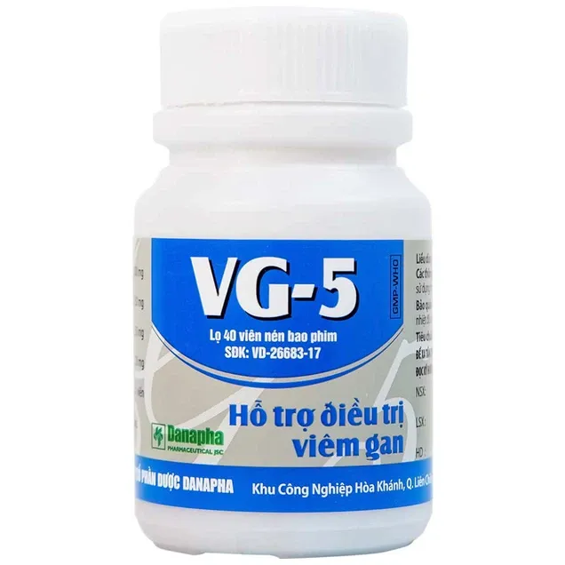 Thuốc VG-5 hỗ trợ điều trị viêm gan (40 viên) 2