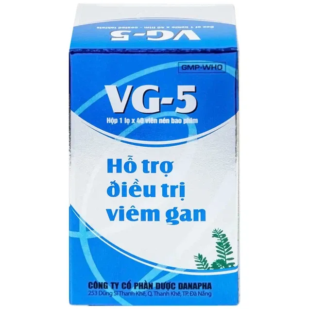 Thuốc VG-5 hỗ trợ điều trị viêm gan (40 viên) 3