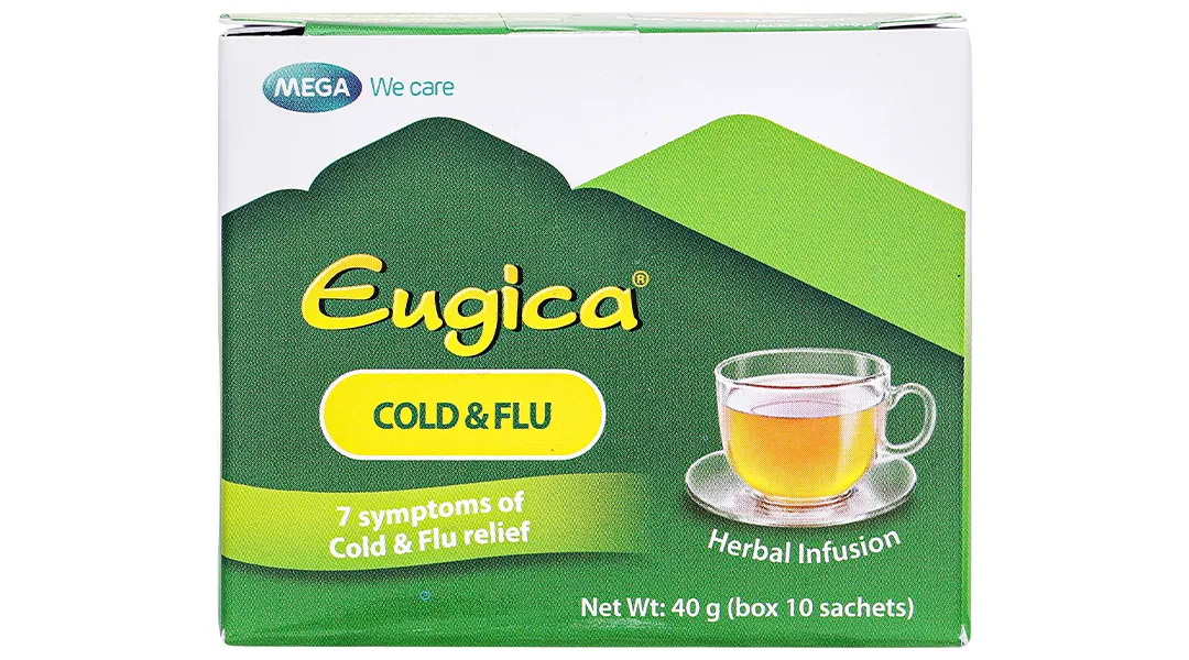 Tinh chất thảo dược Eugica Cold & Flu hộp 10 gói x 4g 4