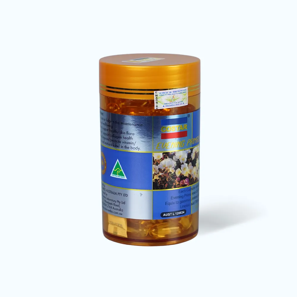 Tinh dầu hoa anh thảo Costar Evening Primrose Oil 100 viên hỗ trợ nội tiết tố nữ 2