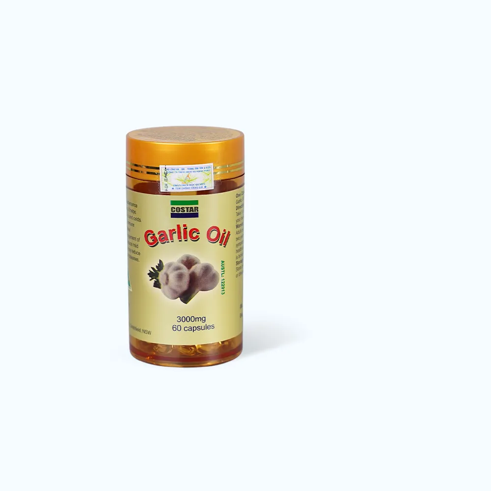 Tinh dầu tỏi Costar Garlic Oil (Lọ 60 viên) giúp tăng sức đề kháng 2